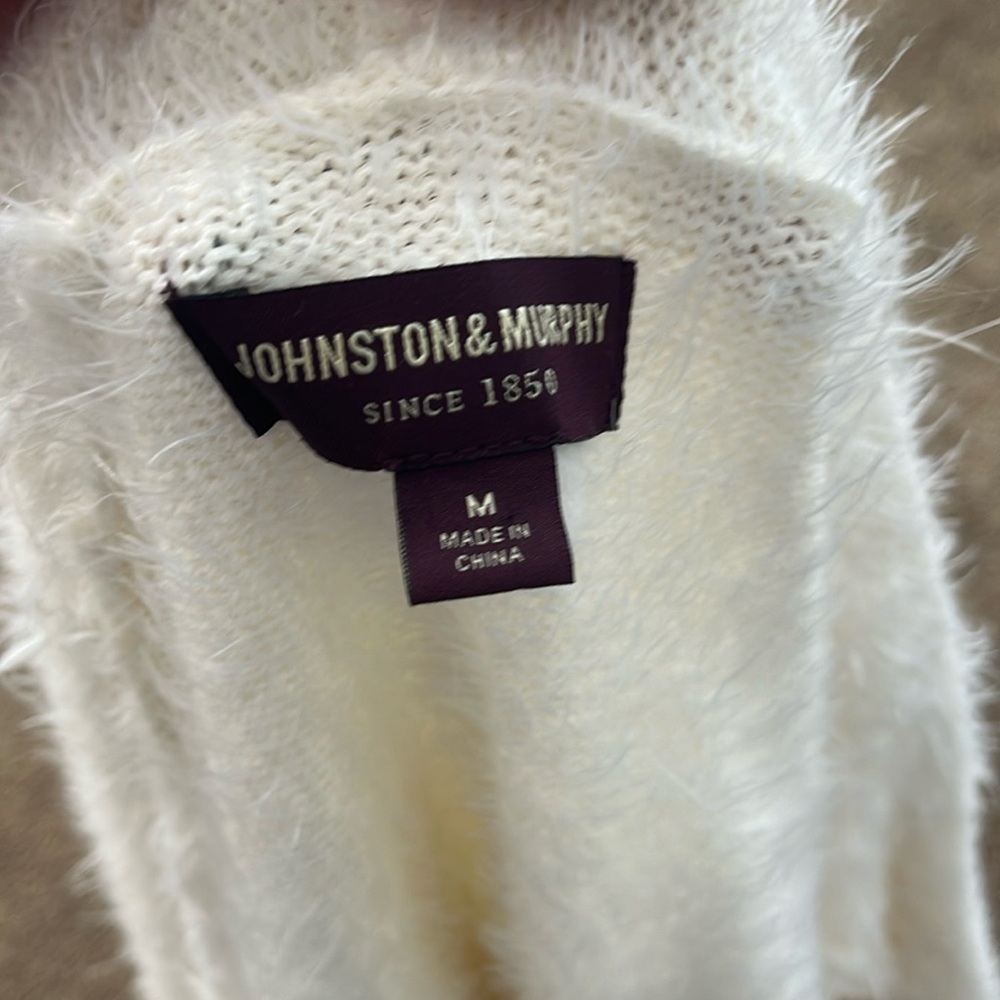 Johnston and Murphy sweater coat